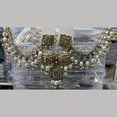 Manisha Jewellery Grand Mirror Beads Jhumki Earrings With Maangtikka