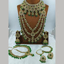 Manisha Jewellery Royal Kundan Stone And Beads Bridal Set
