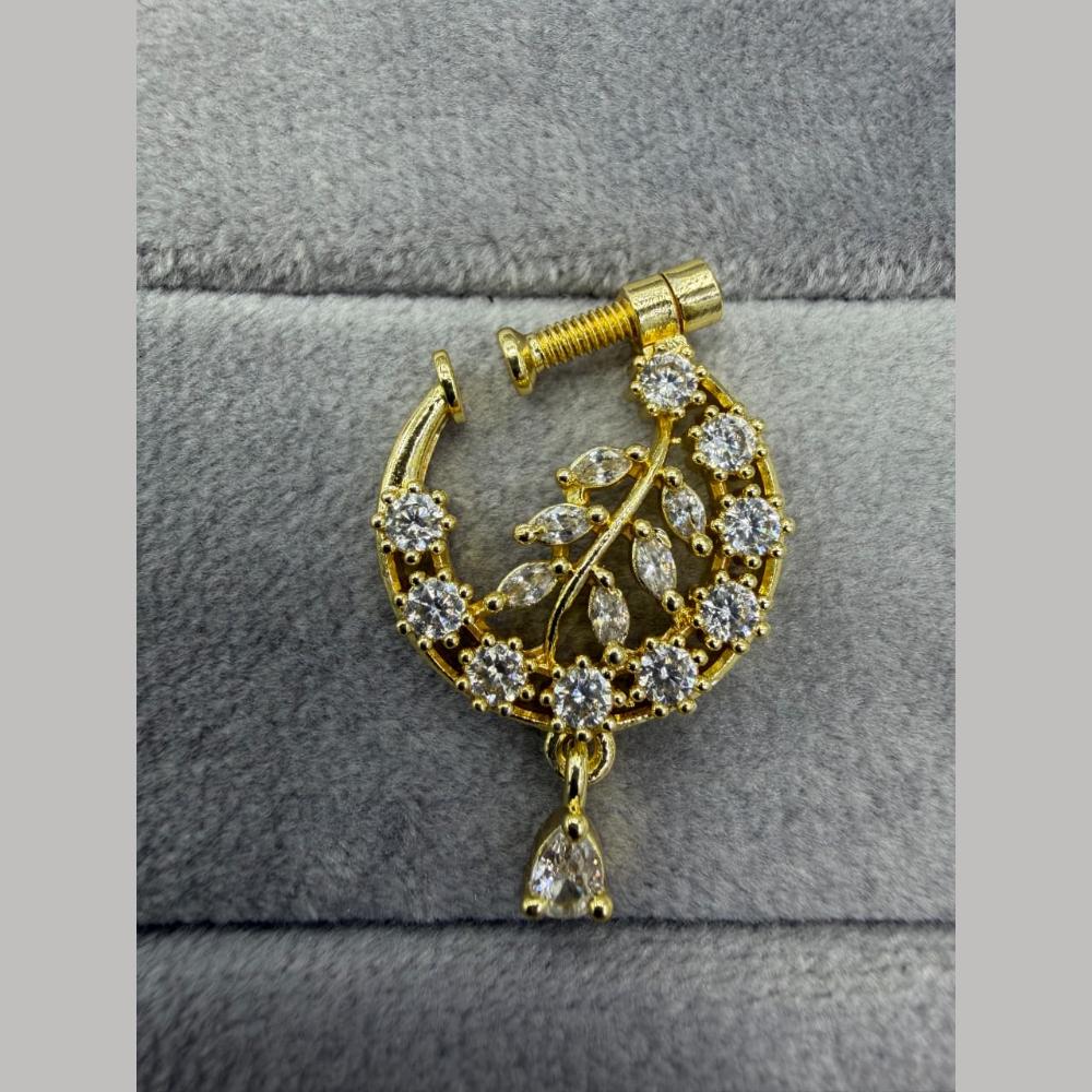 Manisha Jewellery Austrian Stone Designer Nose Ring