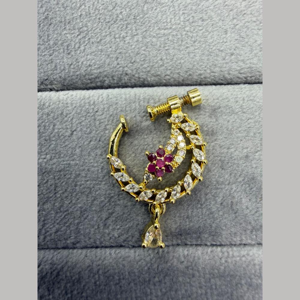 Manisha Jewellery Austrian Stone Designer Nose Ring