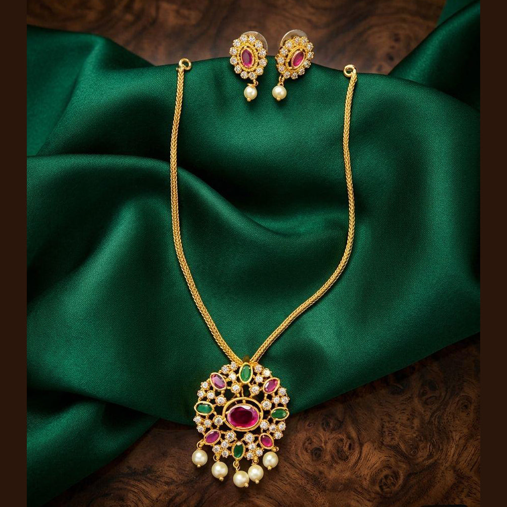 Manisha Jewellery Royal Pota Stone And Pearl Designer Necklace Set