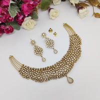 Manisha Gold Plated Austrian Stone Necklace Set