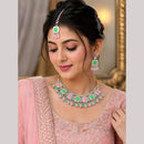 Manisha Jewellery Gold Plated Austrian Stone And Beads Necklace Set