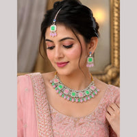Manisha Jewellery Gold Plated Austrian Stone And Beads Necklace Set