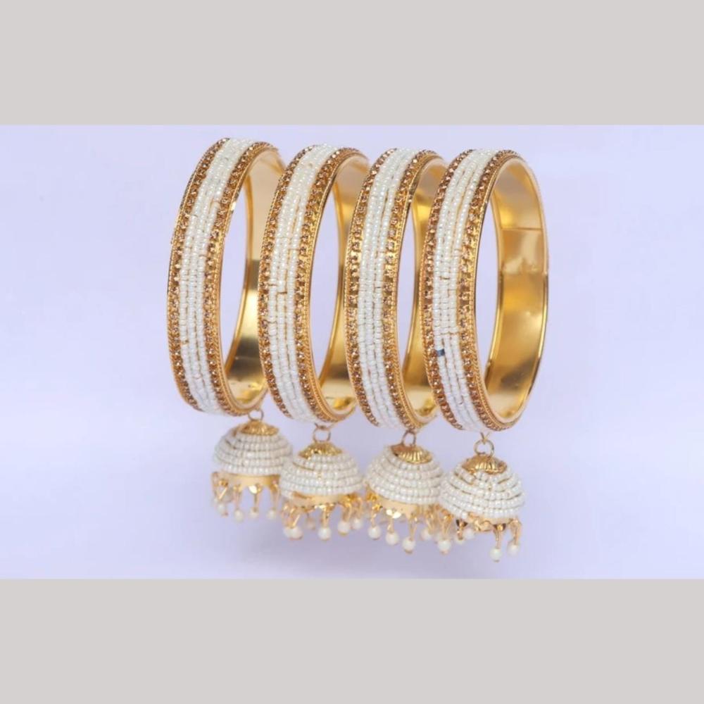 Manisha Jewellery Luxury Pearl  Bangles Set