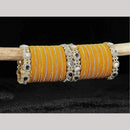 Manisha Jewellery Premium Kundan Stone And Velvet Bangles Set
