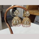 Manisha Jewellery Traditional Crystal Stone And Pearl Jhumki Earrings