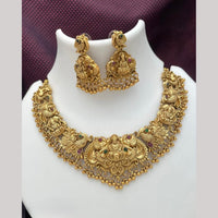 Manisha Jewellery Royal Pota Stone Temple Designer Necklace Set