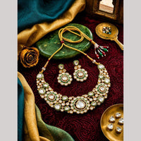 Manisha Gold Plated Kundan Stone Necklace Set