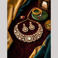 Manisha Gold Plated Kundan Stone Necklace Set