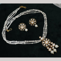 Manisha Gold Plated Kundan And Pota Stone Necklace Set