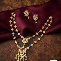 Manisha Jewellery Royal American Daimond Necklace Set