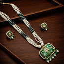 Manisha Gold Plated Kundan Stone & Meenakari Necklace Set