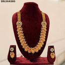 Manisha Jewellery Pota Stone Temple Long Necklace Set