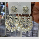 Manisha Jewellery Kundan Stone Pearl And Beads Dangler Earrings