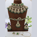 Manisha Jewellery Austrain And Pota Stone Semi Bridal Set Perfect For Pre Wedding Functions And Celebrations
