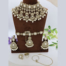 Manisha Jewellery Austrain And Pota Stone Semi Bridal Set Perfect For Pre Wedding Functions And Celebrations