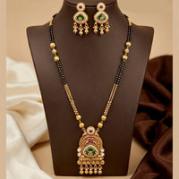 Manisha Jewellery Elegant Pota Stone And Beads Mangalsutra