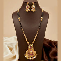Manisha Jewellery Elegant Pota Stone And Beads Mangalsutra