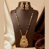 Manisha Jewellery Elegant Pota Stone And Beads Mangalsutra