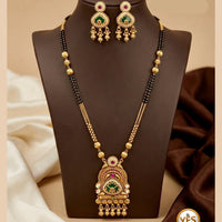 Manisha Jewellery Elegant Pota Stone And Beads Mangalsutra