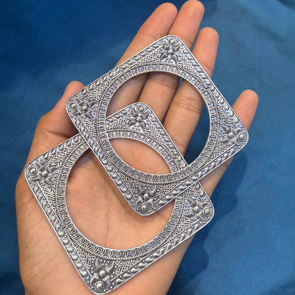 Manisha Jewellery Oxidised Plated Bangles Set For Navratri And Garba Night