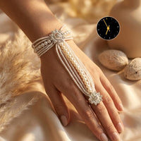 Manisha Jewellery Gorgeous Austrian Stone And Pearl Hath Phool / Hath Panja 