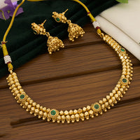 Manisha Jewellery Designer Pota Stone Necklace Set for Modern Women