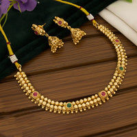 Manisha Jewellery Designer Pota Stone Necklace Set for Modern Women