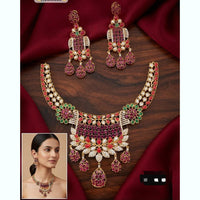 Manisha Jewellery Heritage Style Polki Kundan Stone Necklace Set