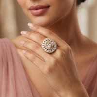 Manisha Jewellery Classic American Daimonds Ring