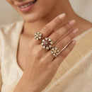 Manisha Jewellery Luxury Polki Kundan Statement Ring