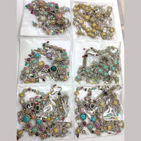 Manisha Jewellery Classic Pota Stone And Beads Choker Necklace Set