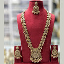 Manisha Jewellery Elegant Crystal Stone And Beads Long Necklace Set