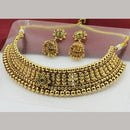 Manisha Jewellery Premium Pota Stone And Beads Choker Necklace Set