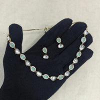 Manisha Jewellery Graceful Polki Kundan Stone Necklace Set