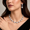Manisha Jewellery Elegant American Daimond And Beads Necklace Set