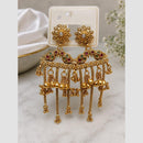 Manisha Jewellery Indian Ethnic Pota Stone And Pearl Dangler Earrings 