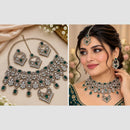 Manisha Jewellery Designer Crystal Stone And Austrian Stone Necklace Set