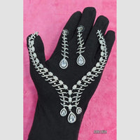 Manisha Jewellery Designer American Diamond Necklace Set for Women