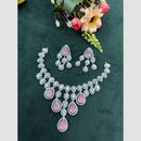 Manisha Jewellery Designer American Diamond Necklace Set for Women