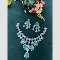 Manisha Jewellery Designer American Diamond Necklace Set for Women