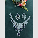 Manisha Jewellery Designer American Diamond Necklace Set for Women