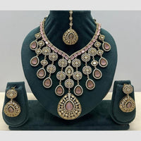 Manisha Jewellery Designer American Diamond Necklace Set for Women