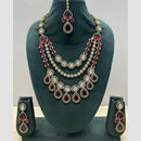 Manisha Jewellery Designer American Diamond Necklace Set for Women  
