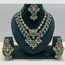 Manisha Jewellery Designer American Diamond And Beads Necklace Set for Women  