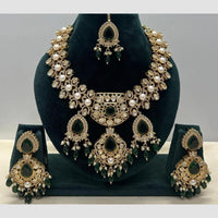 Manisha Jewellery Polki Kundan Stone And Beads Necklace Set 