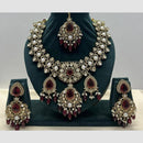 Manisha Jewellery Polki Kundan Stone And Beads Necklace Set