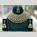 Manisha Jewellery Elegant Polki Kundan Stone And Pearl Choker Necklace Set for Women