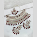 Lucentarts Jewellery Austrian Stone Pearl And Beads Necklace Set